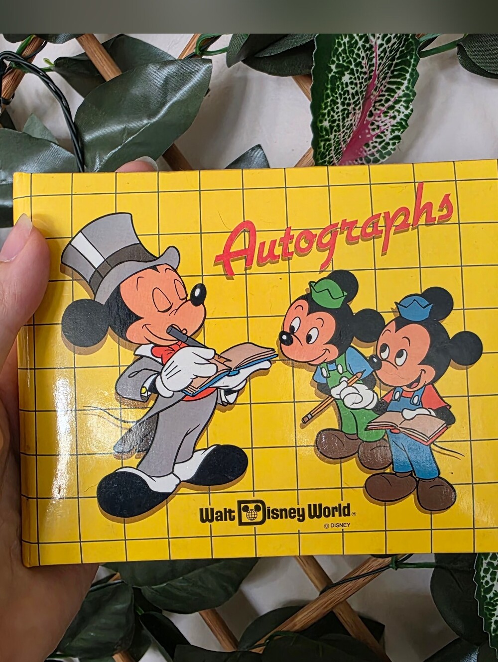 22B) DISNEY 80's Vintage Autograph Booklet